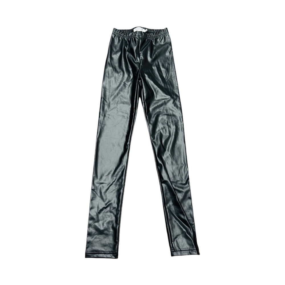 Molly Bracken Faux Leather Leggings Black